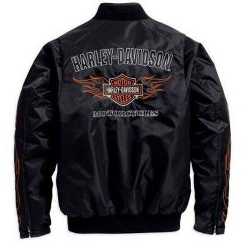 Harley davidson nylon flames - nylon,