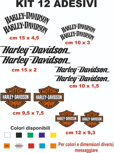 Adesivi harley davidson vinile - davidson,