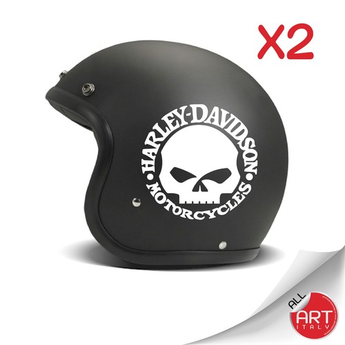 Adesivo teschio harley - adesivo,