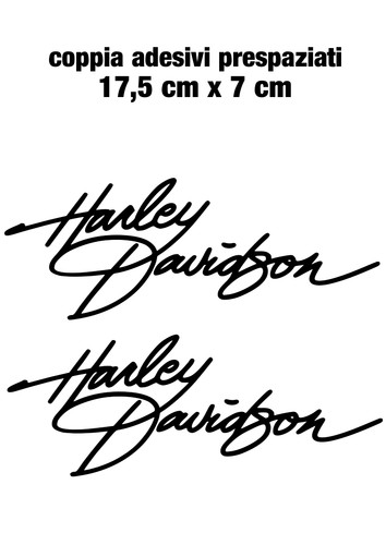Coppia adesivi stile harley - coppia,
