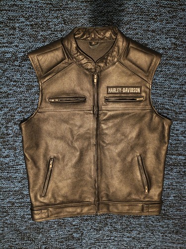 Gilet pelle harley davidson - harley, tg