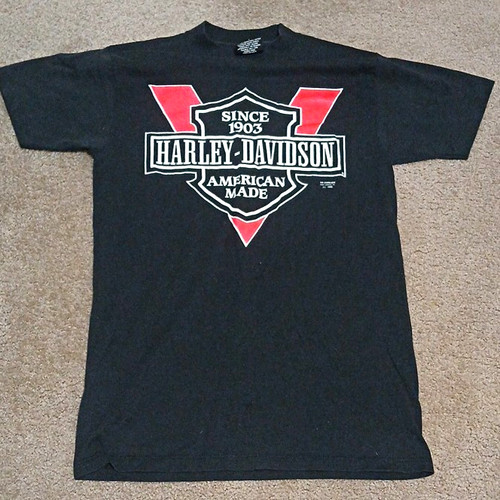 Shirt harley davidson - harley-davidson, nera